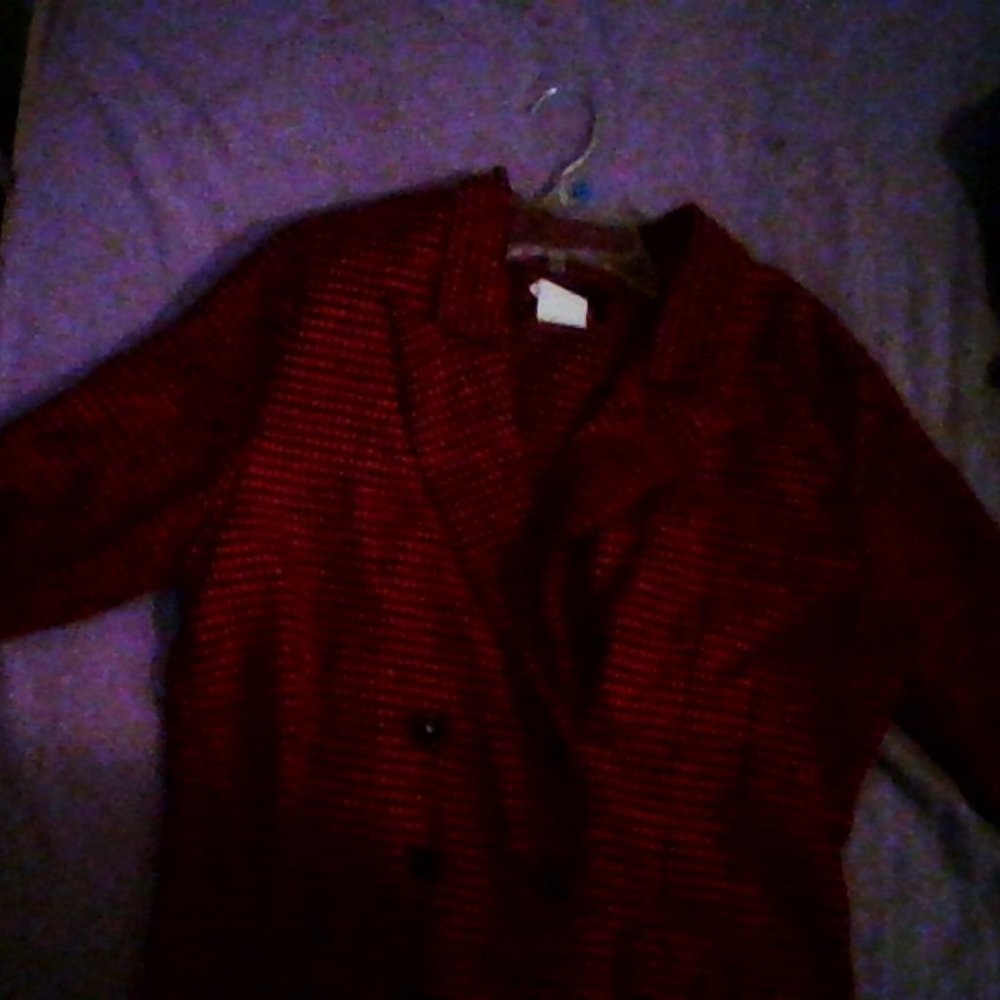 SALE!  Red And black plaid Jacket